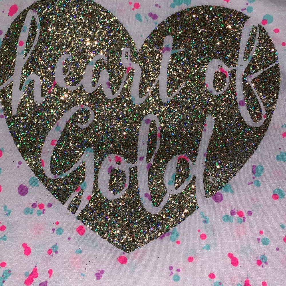 🎨NEW GIRLS Paint ball splatter multi color shirt